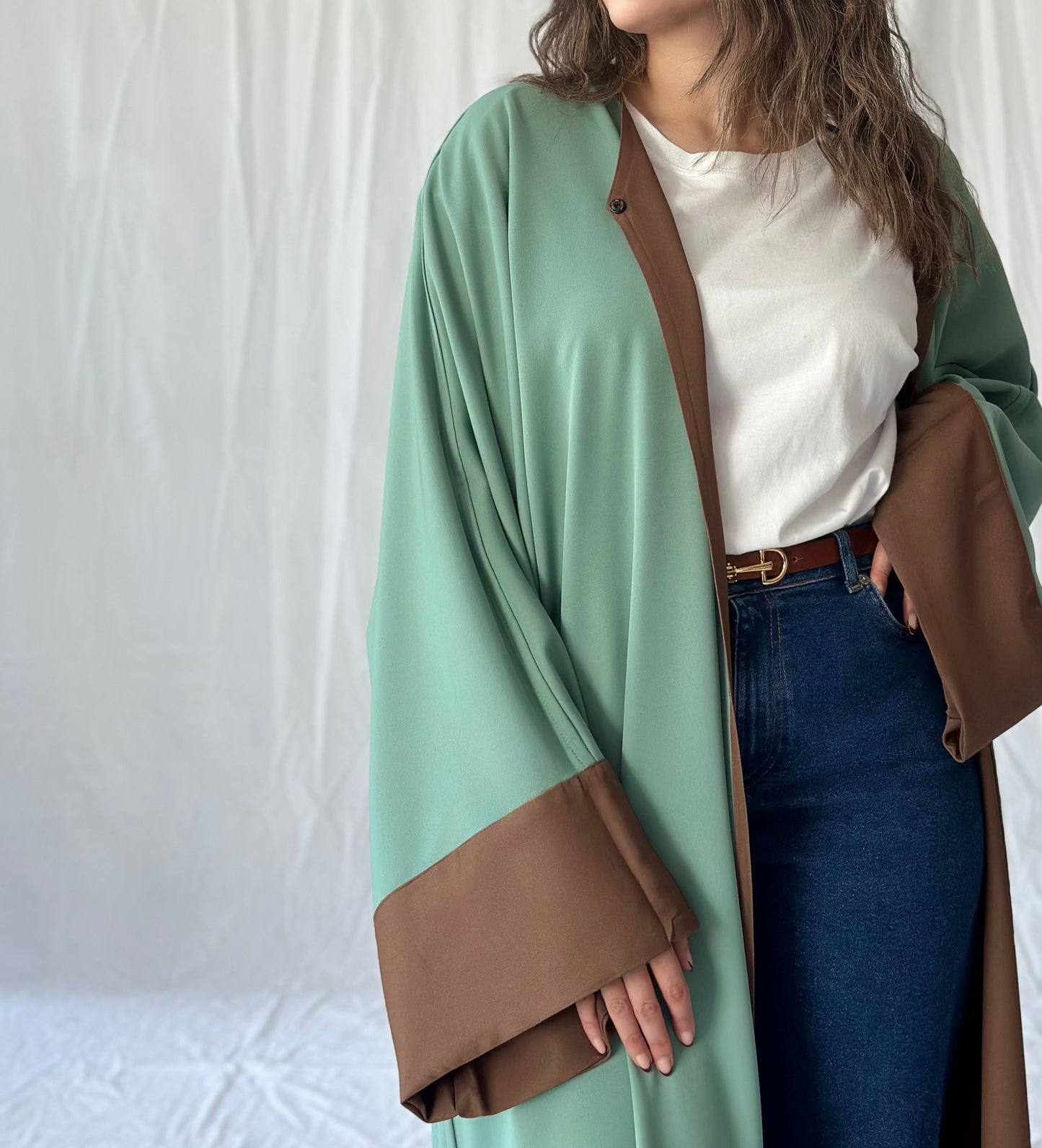 Double Face Abaya