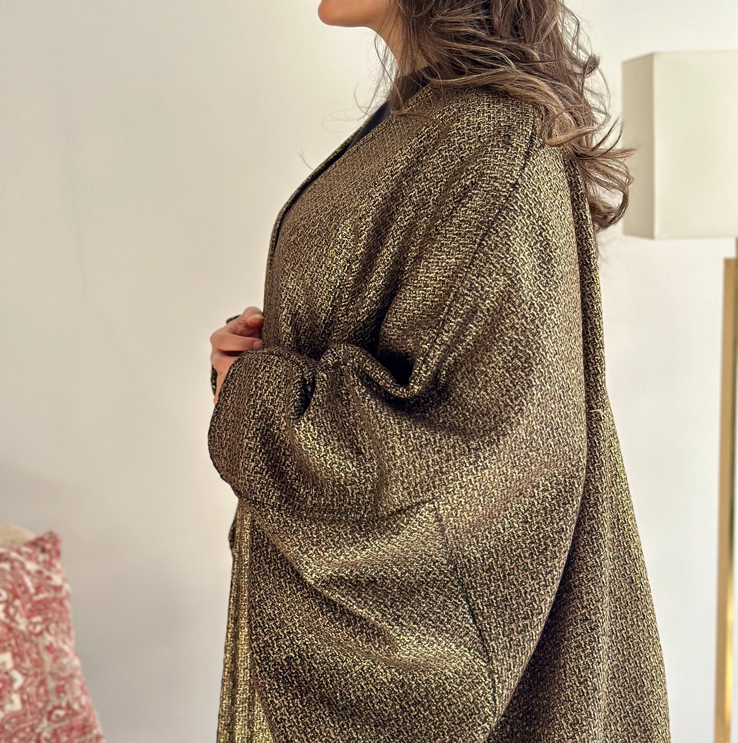Golden Metallic Bisht