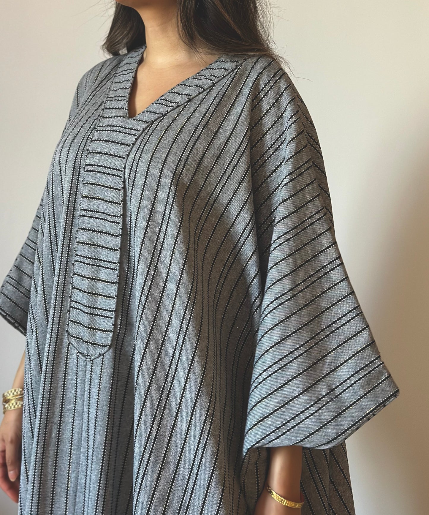Grey Leena قفطان لينا رمادي