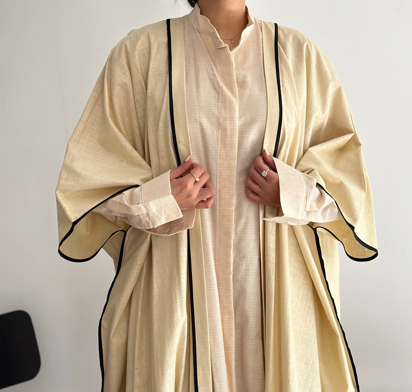 Linen dishdasha set
