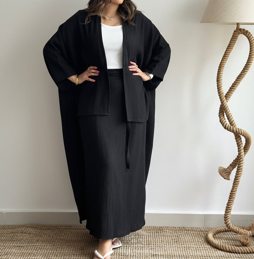 Black Peony Set | طقم پيوني اسود