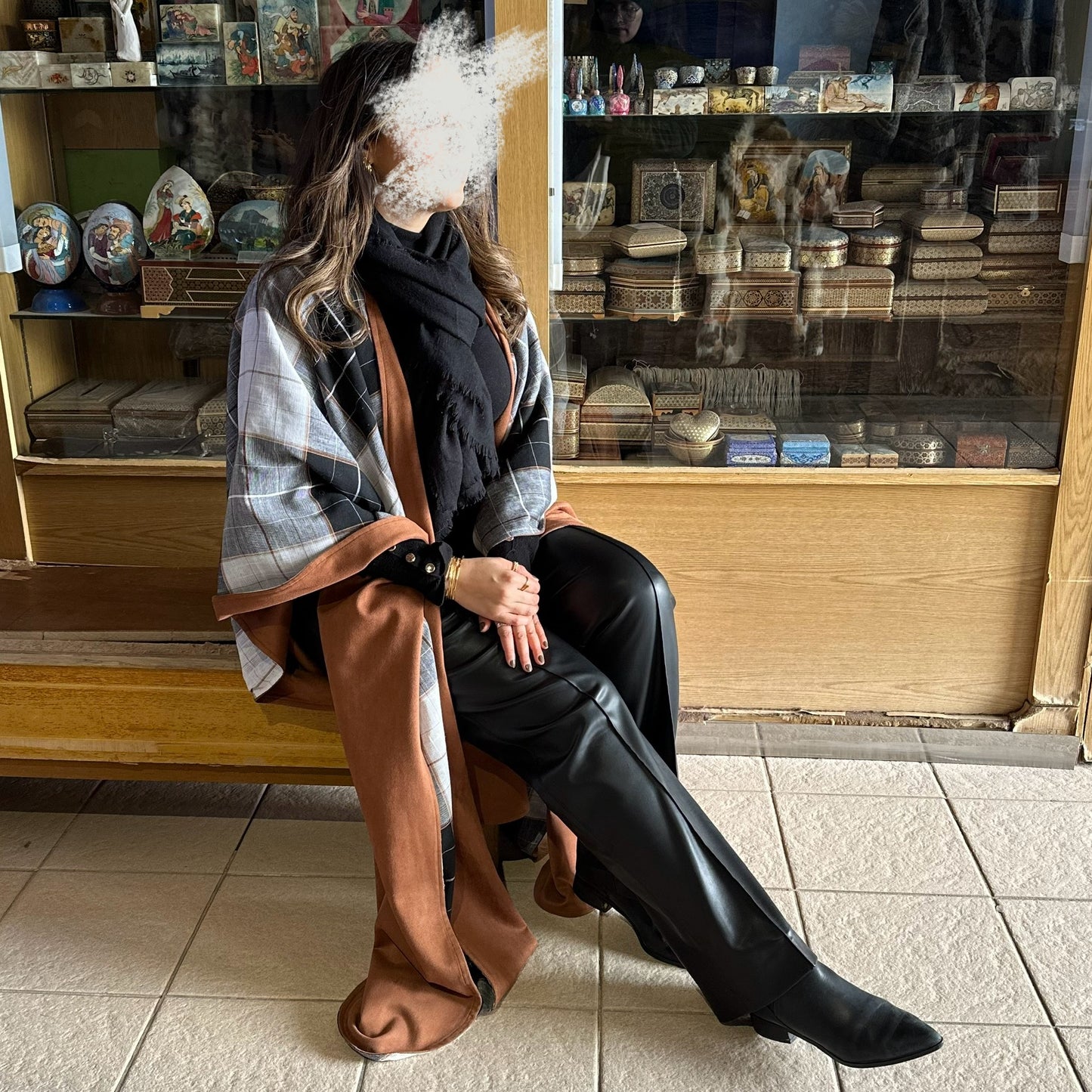 Suede Double Face Bisht بشت دبل فيس شاموا