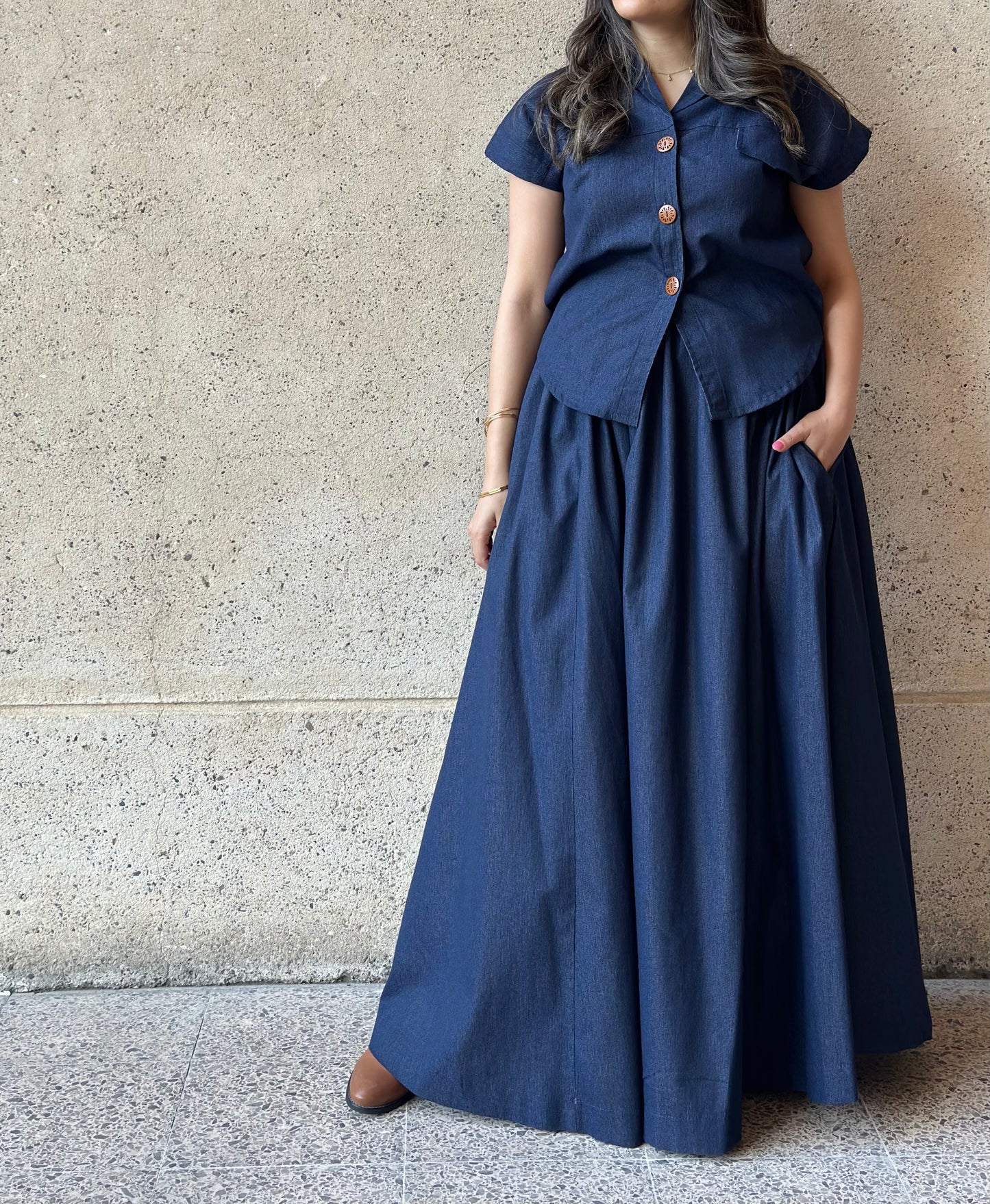 Jeans Flora Suit بدلة جينز فلورا