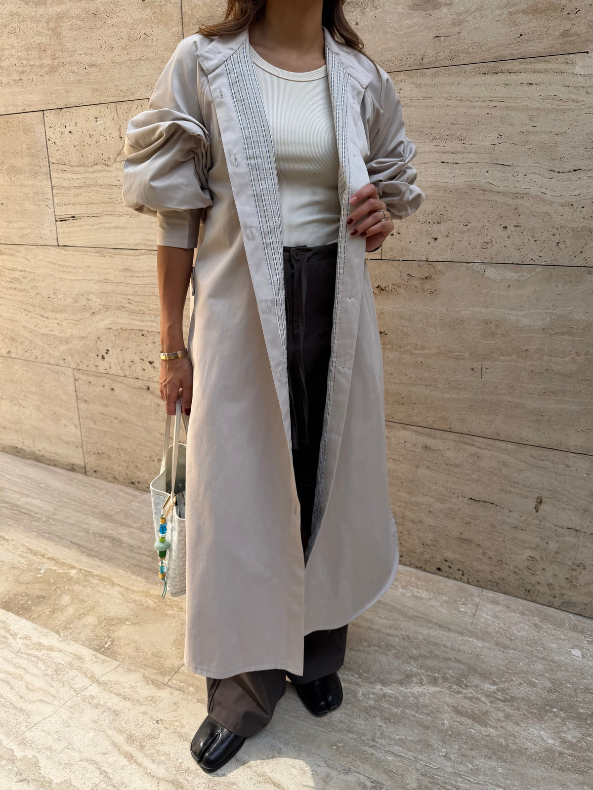 Cream Cloud Coat | كريم كلاود كوت