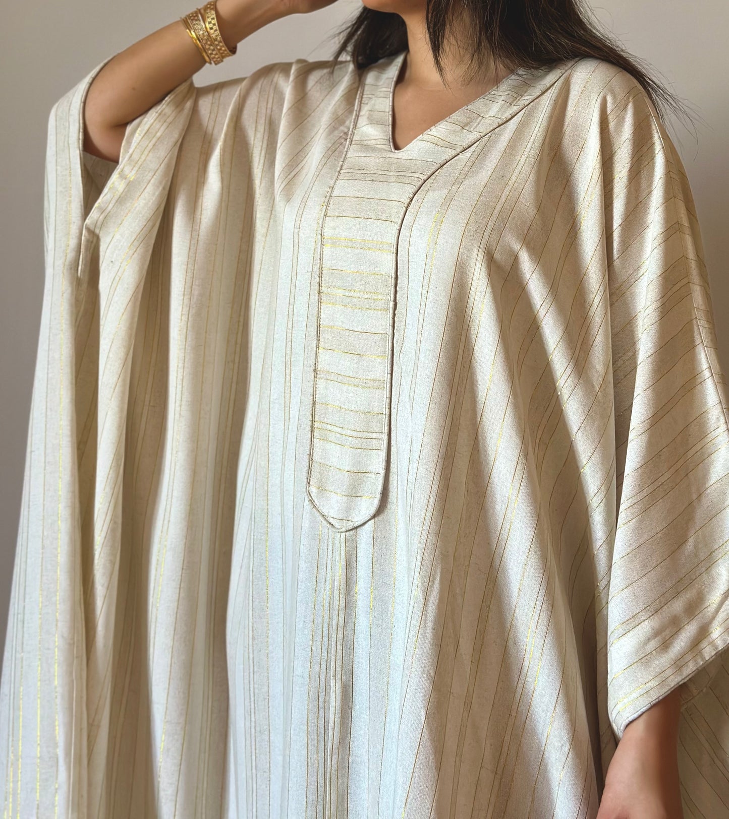 Biege Leena قفطان لينا بيج