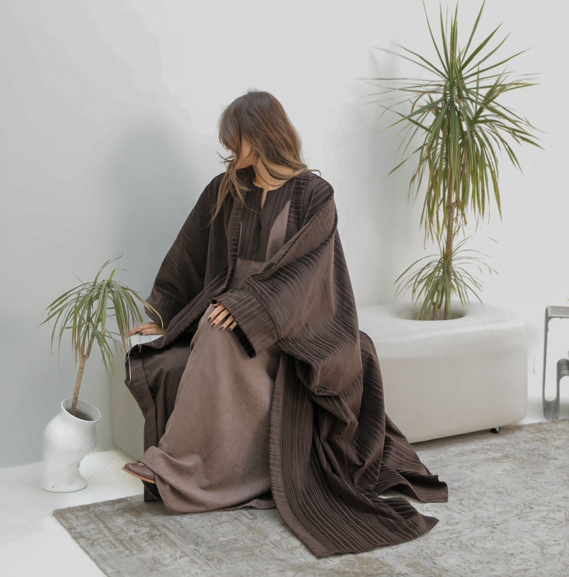 Riya Brown Set | طقم ريا بني