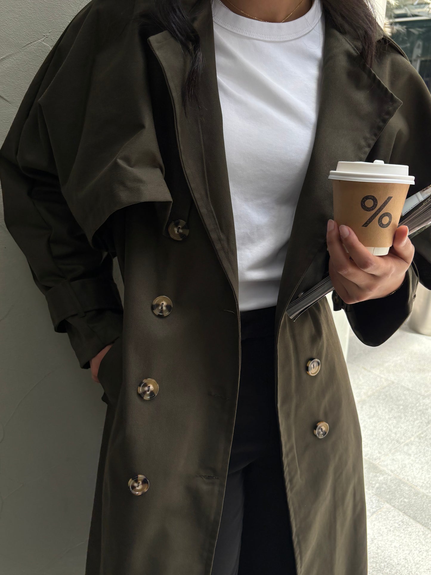 Army Green Trench