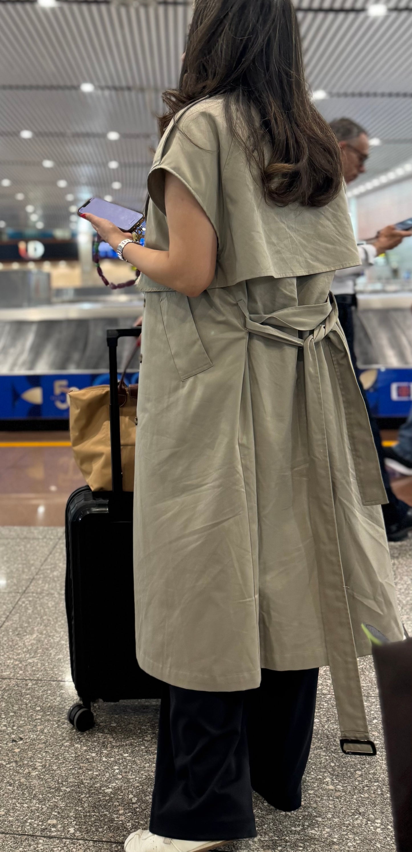 Khaki Travel Trench | ترينش جبانيز