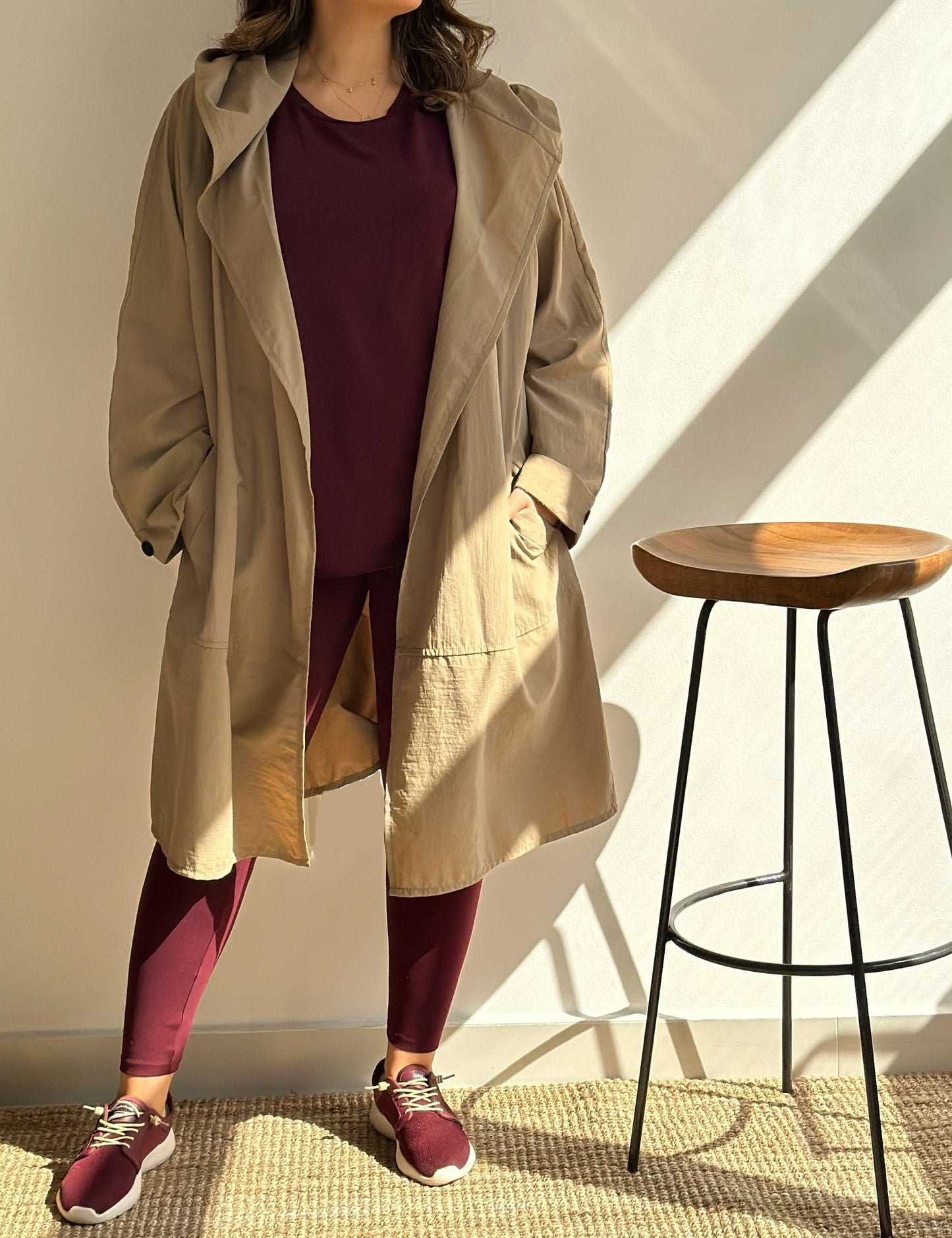 Hooded Trench | ترينش عملي بكبوس