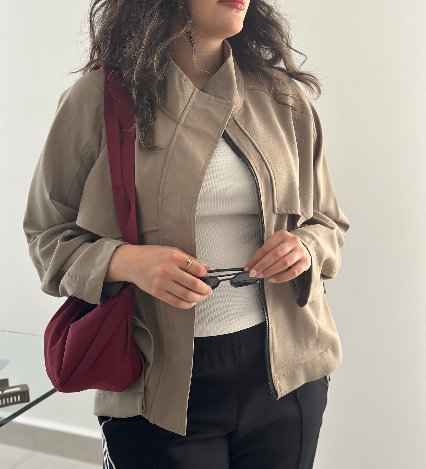 Light-Wear Crepe Jacket جاكيت كريب عملي