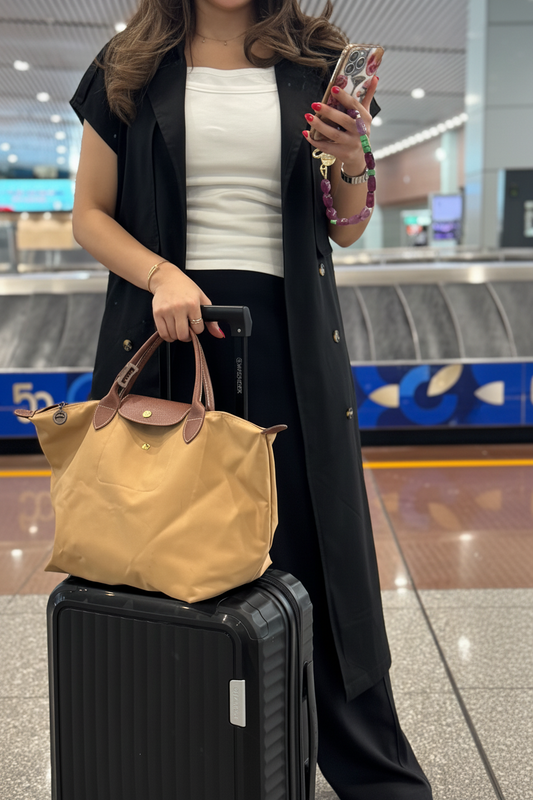 Black Travel Trench| ترينش جبانيز اسود