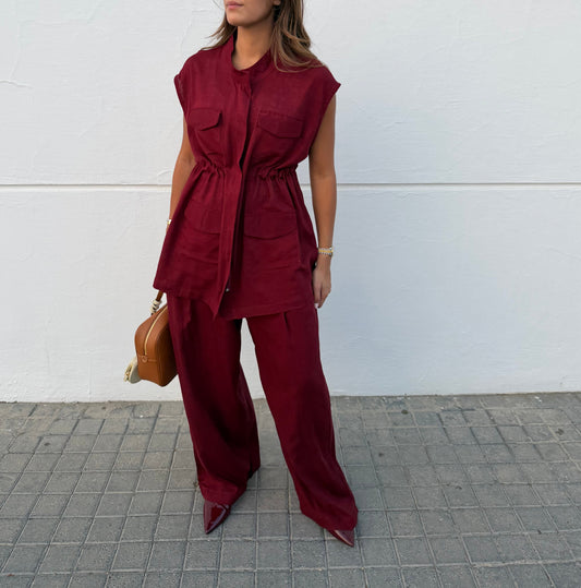 Linen Safari Set | طقم سفاري لينن