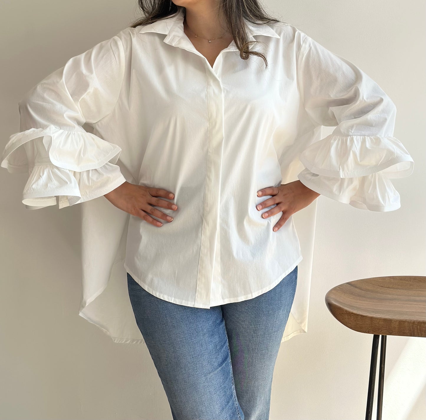 Ruffles Shirt | قميص رافلز