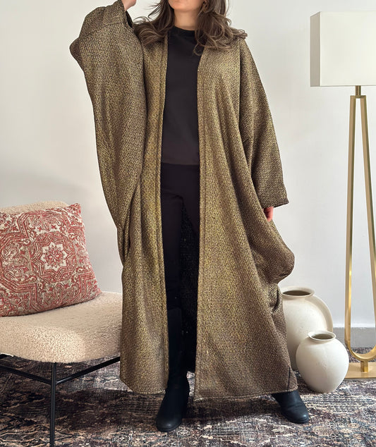 Golden Metallic Bisht