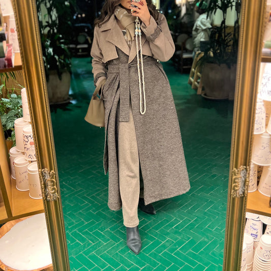 Clay Maxi Coat كوت كلاي ماكسي