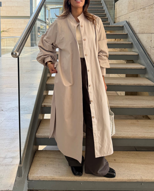 Cream Cloud Coat | كريم كلاود كوت