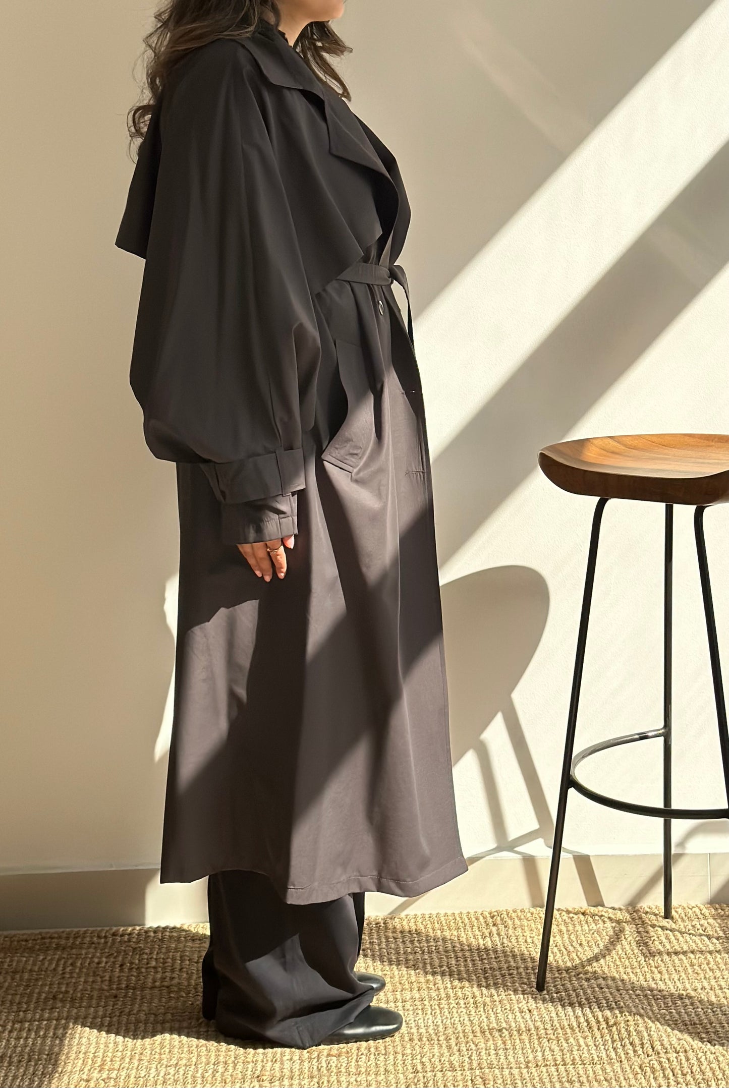 Greece Grey Trench | ترينش غريس رمادي