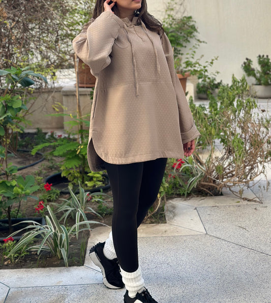 Sporty Biege Top توب بيج رياضي