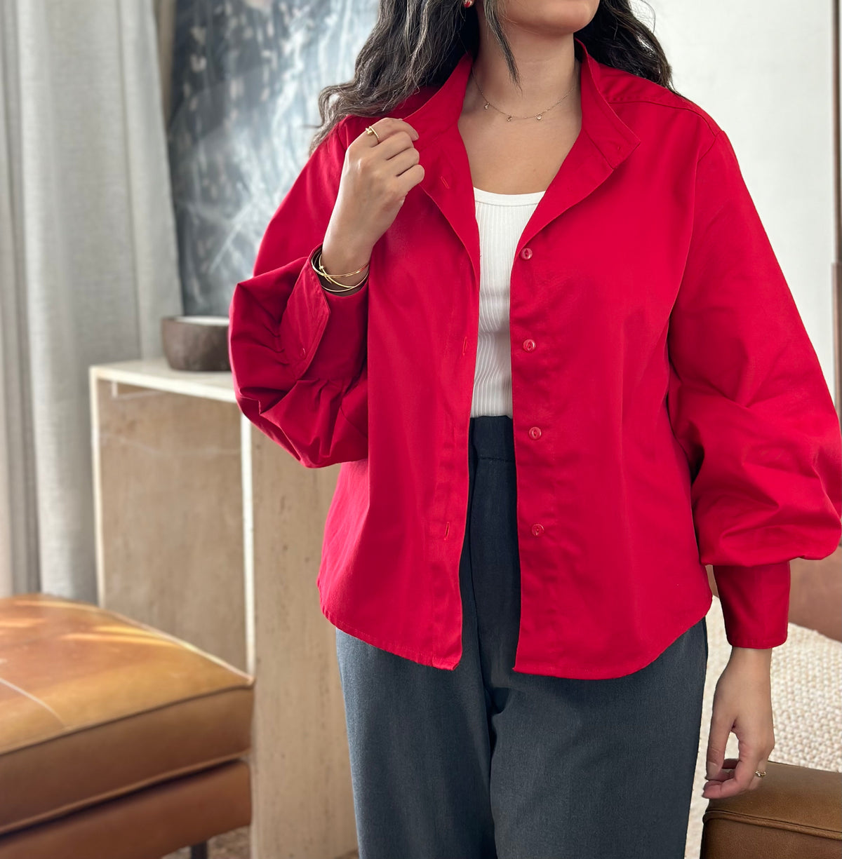 The Red Top | قميص احمر