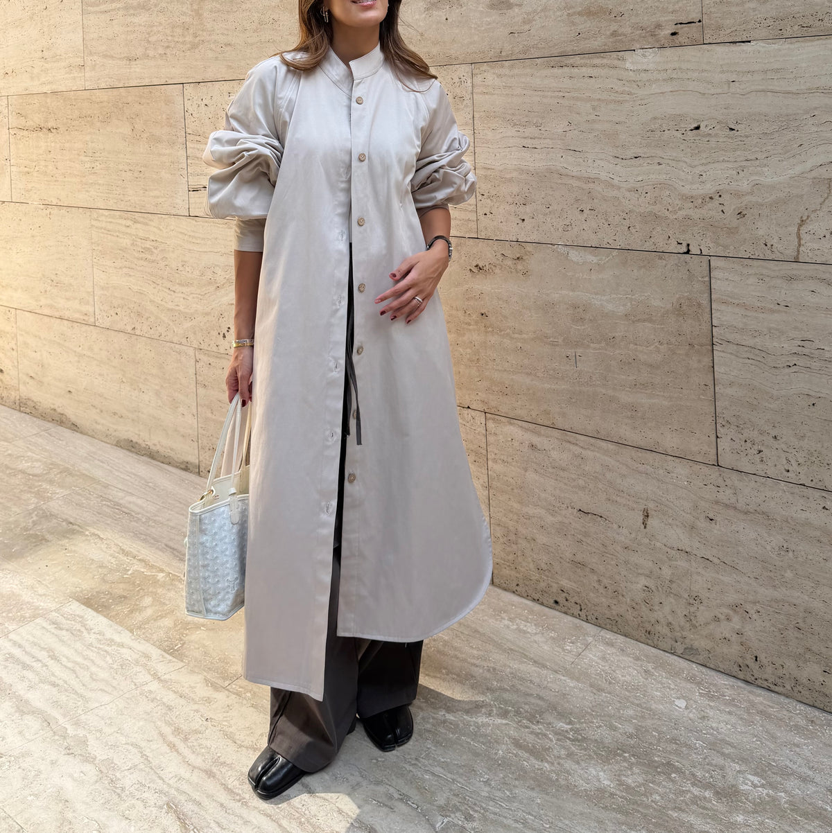 Cream Cloud Coat | كريم كلاود كوت