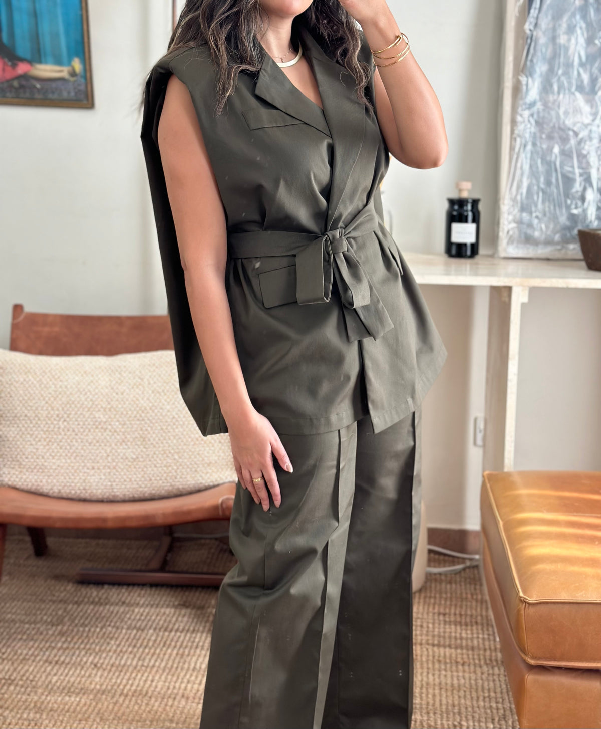 Olive Muse Set | طقم ميوز زيتي
