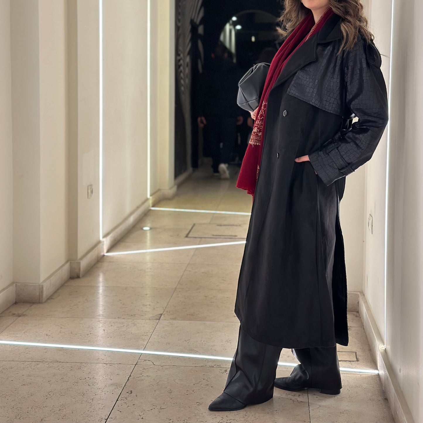 Croco Trench ترينش جلد كروكر