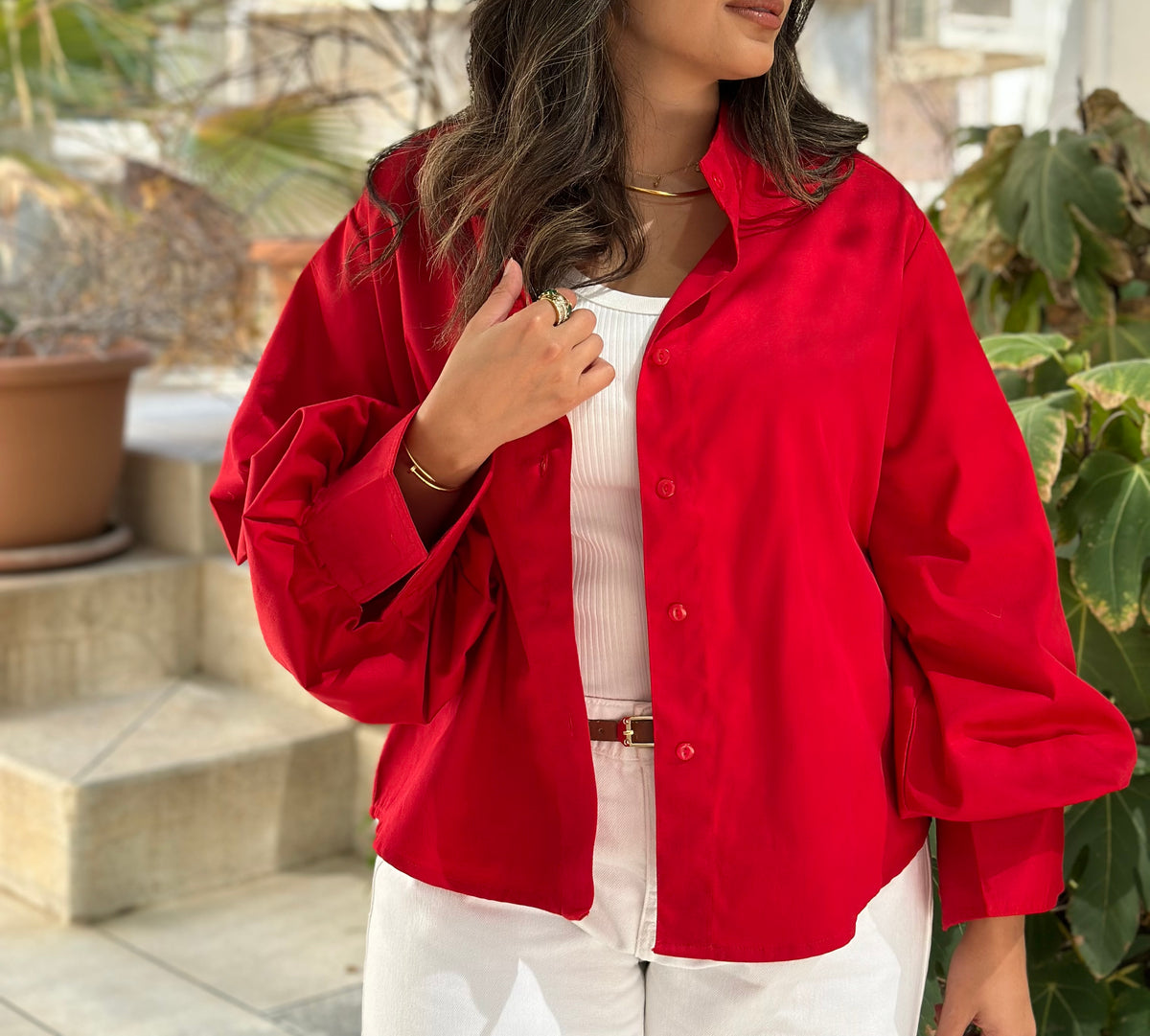 The Red Top | قميص احمر