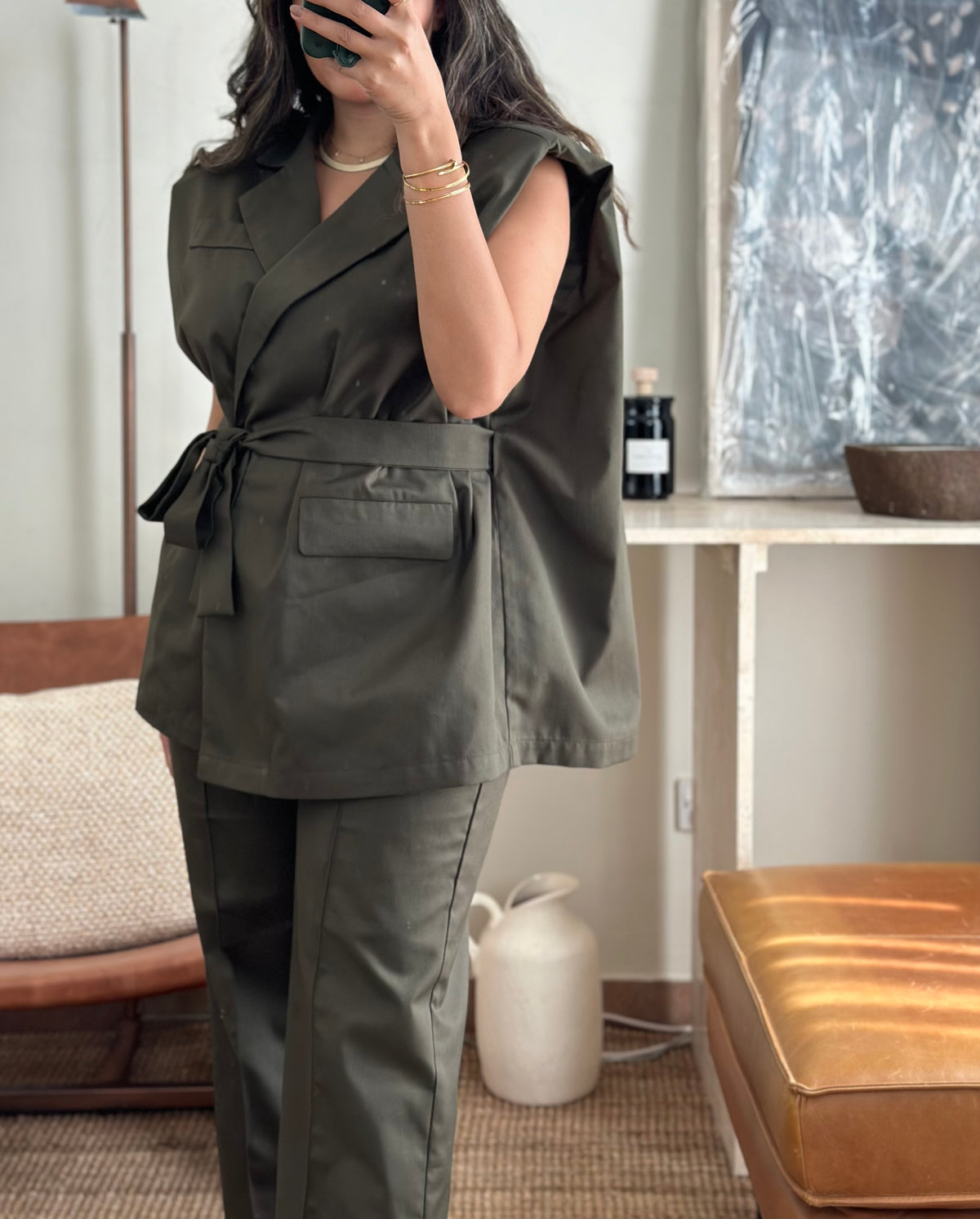 Olive Muse Set | طقم ميوز زيتي