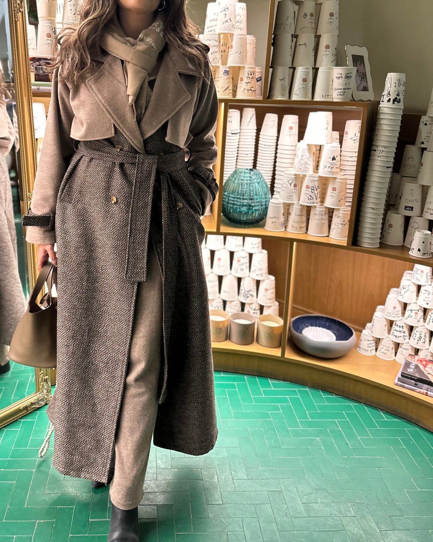 Clay Maxi Coat كوت كلاي ماكسي