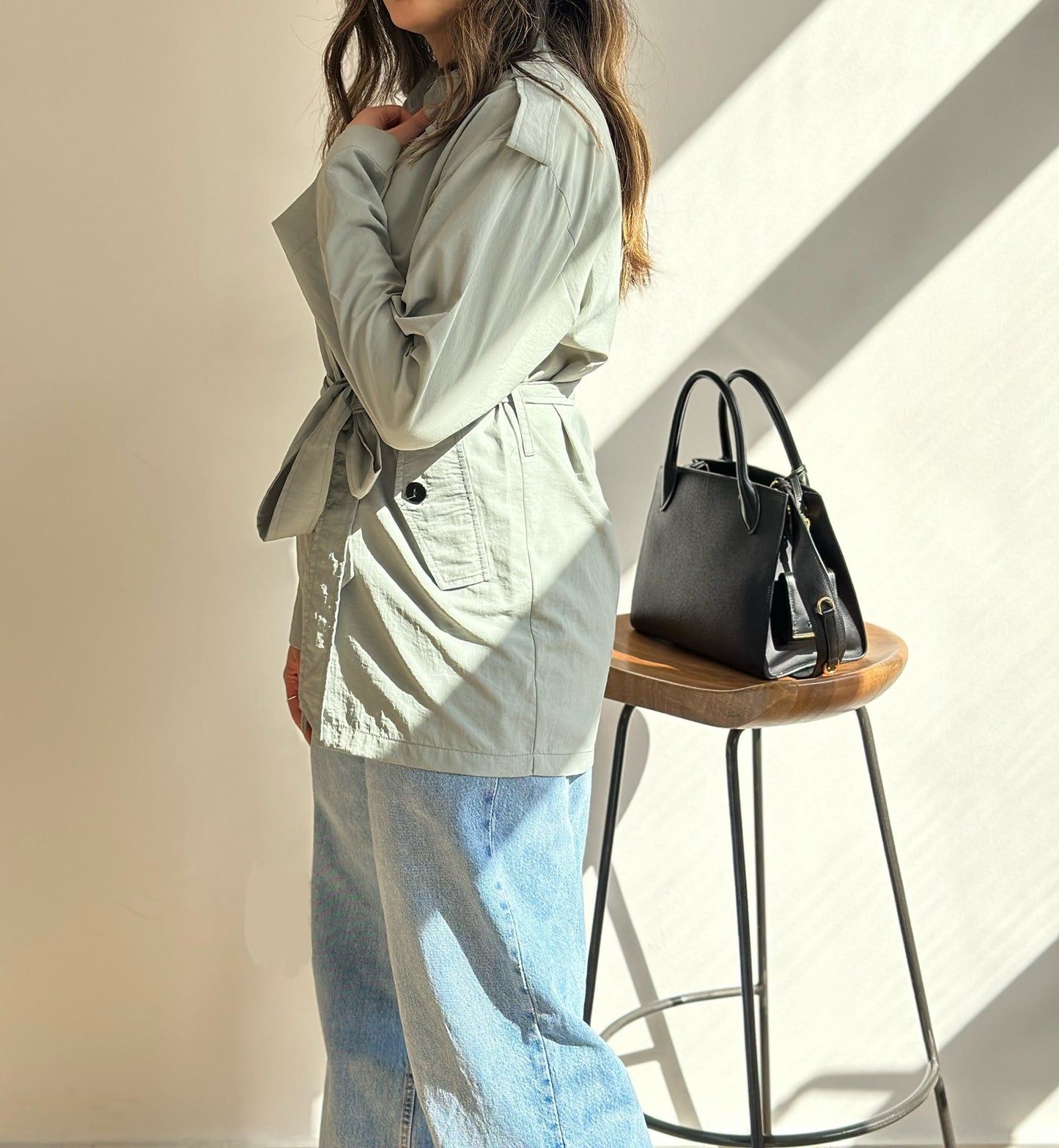 Minted Short Trench| ترينش قصير