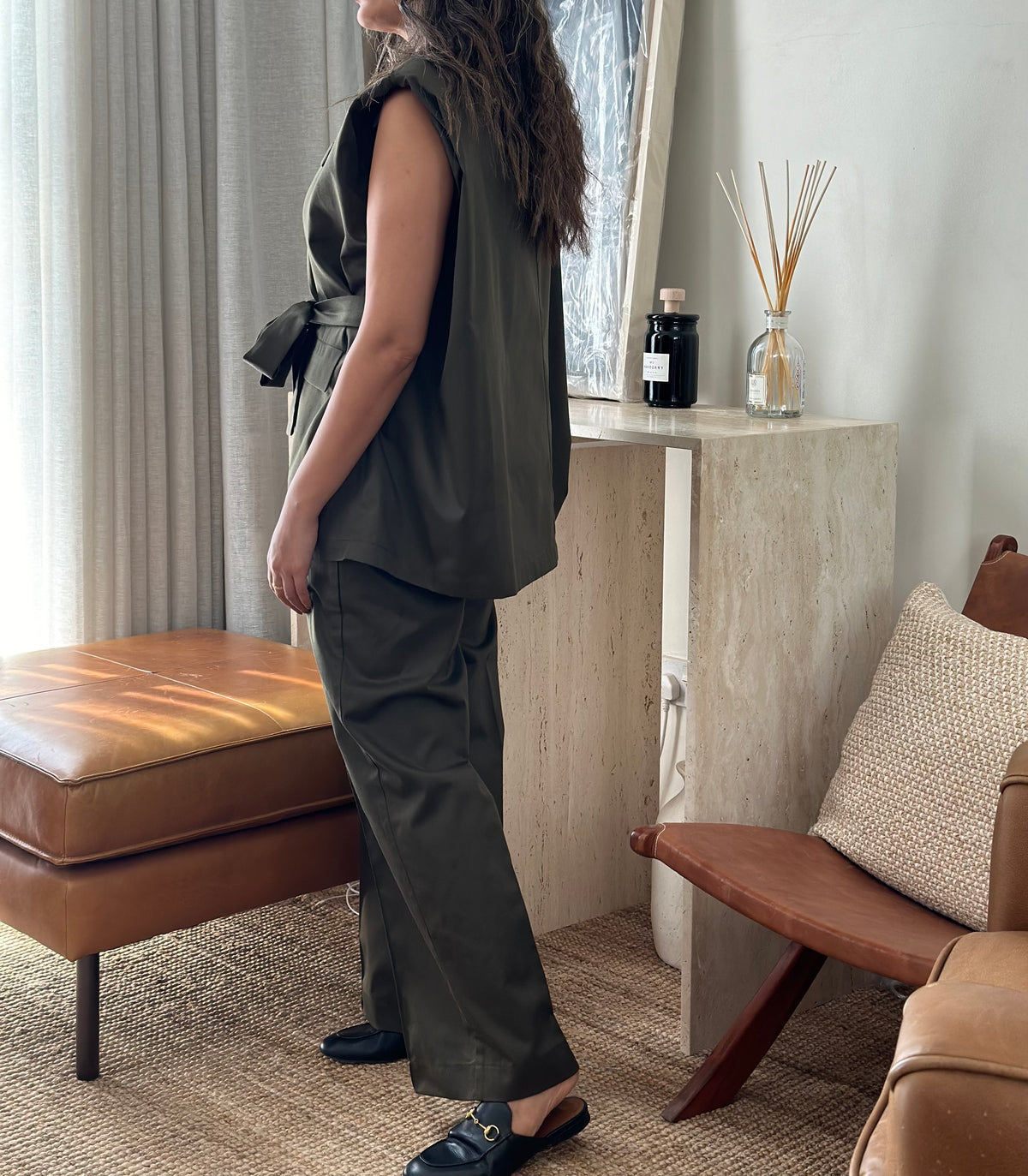 Olive Muse Set | طقم ميوز زيتي