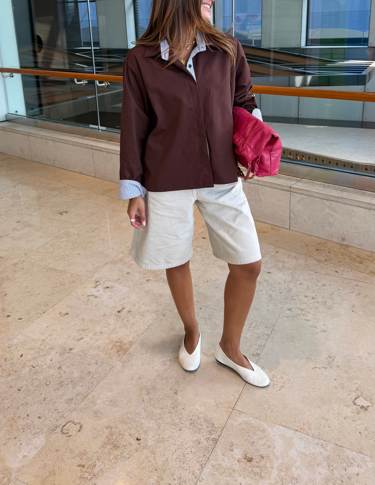 Flared-back Shirt | قميص فلير