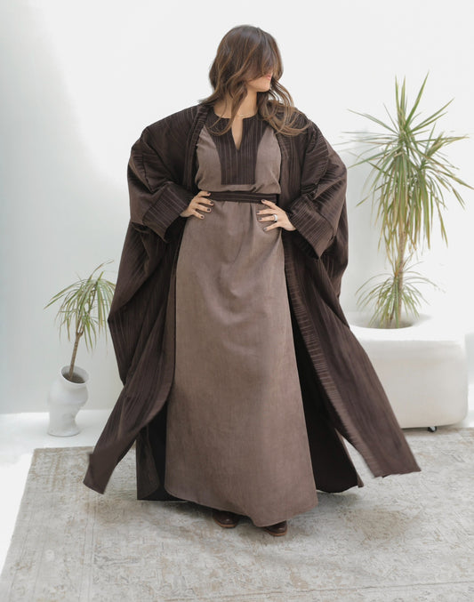 Riya Brown Set | طقم ريا بني