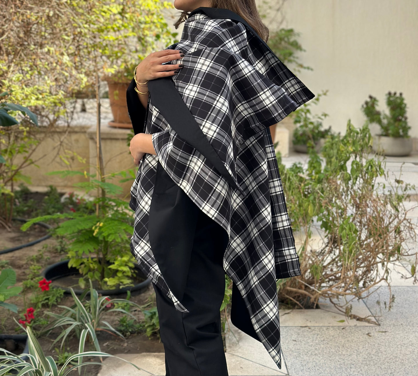 double-face Plaid Set                      طقم دبل فيس مبكر