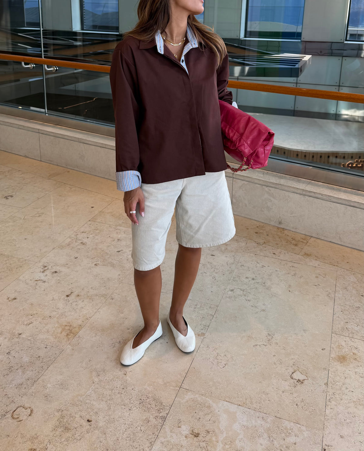 Flared-back Shirt | قميص فلير