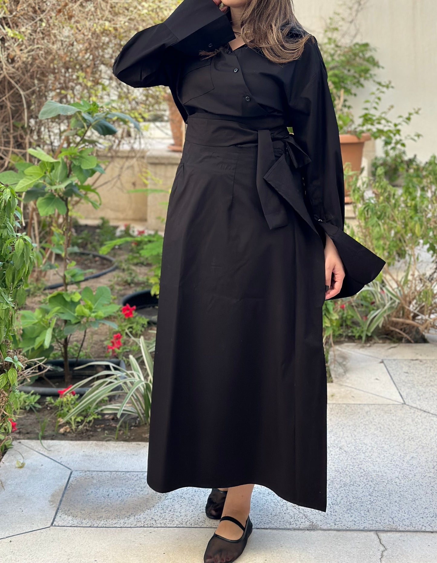 Cotton Black Set طقم قطن اسود