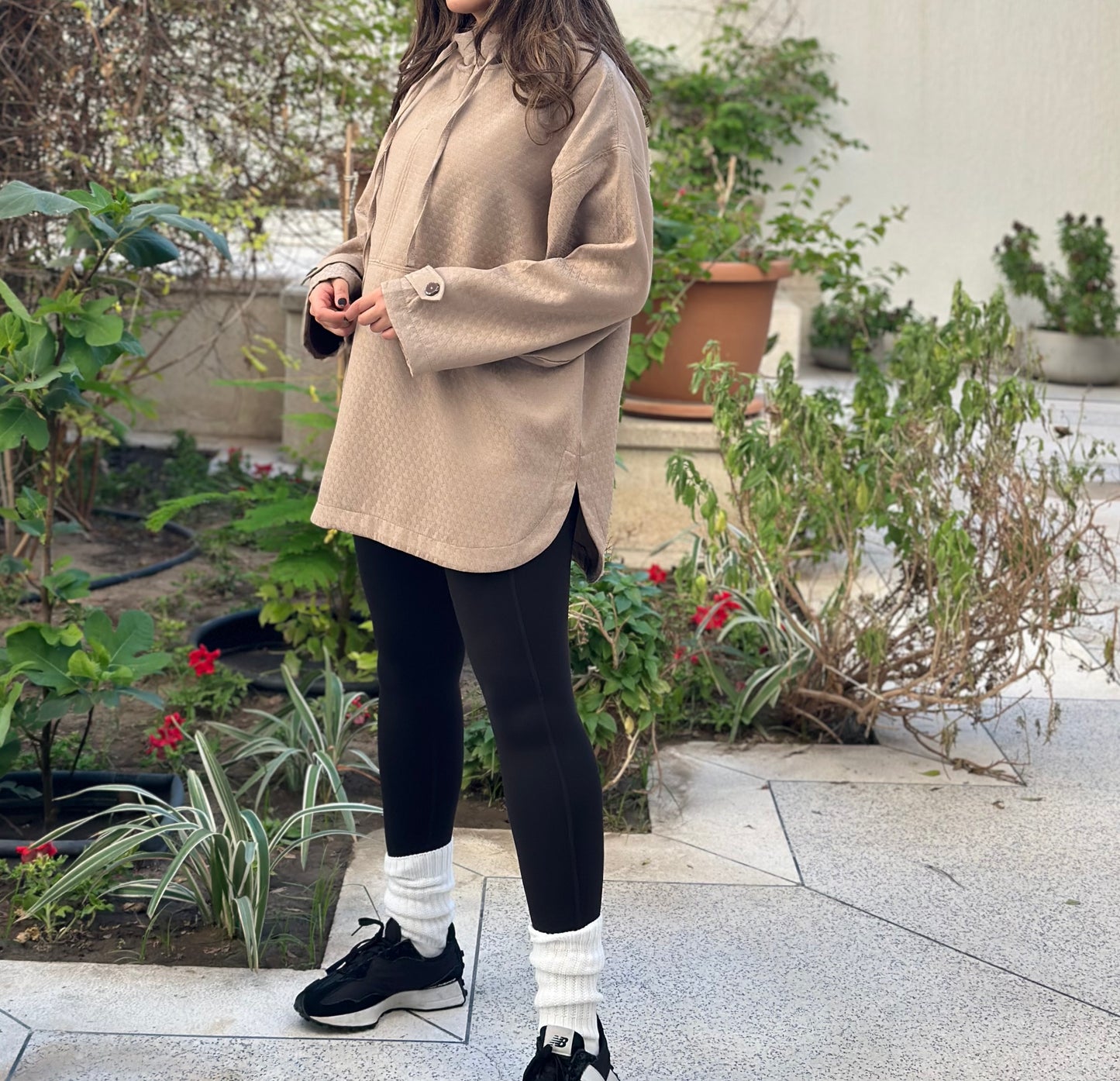 Sporty Biege Top توب بيج رياضي