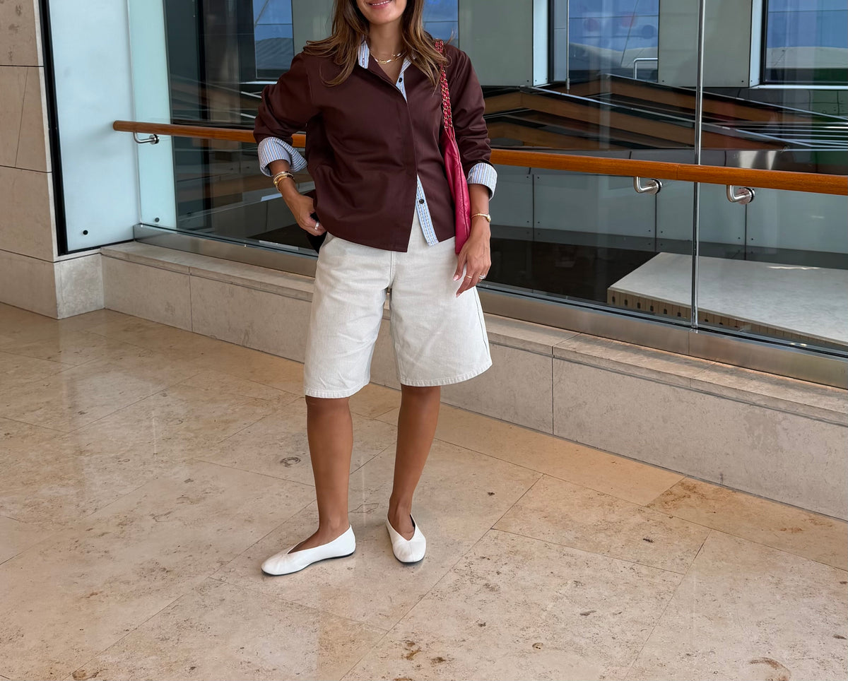 Flared-back Shirt | قميص فلير