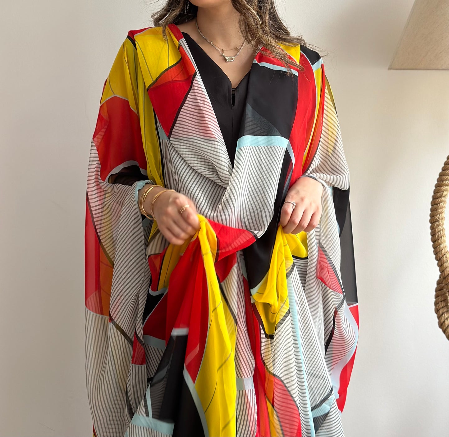 Red Mosaic | طقم قفطان موزايك احمر
