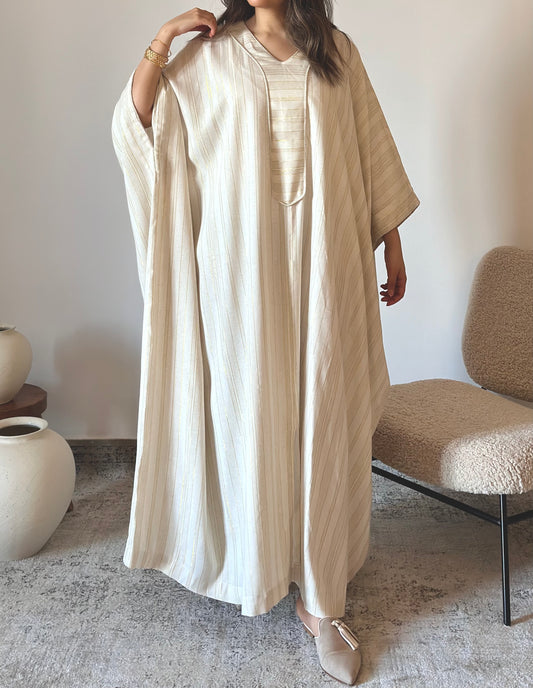 Biege Leena قفطان لينا بيج