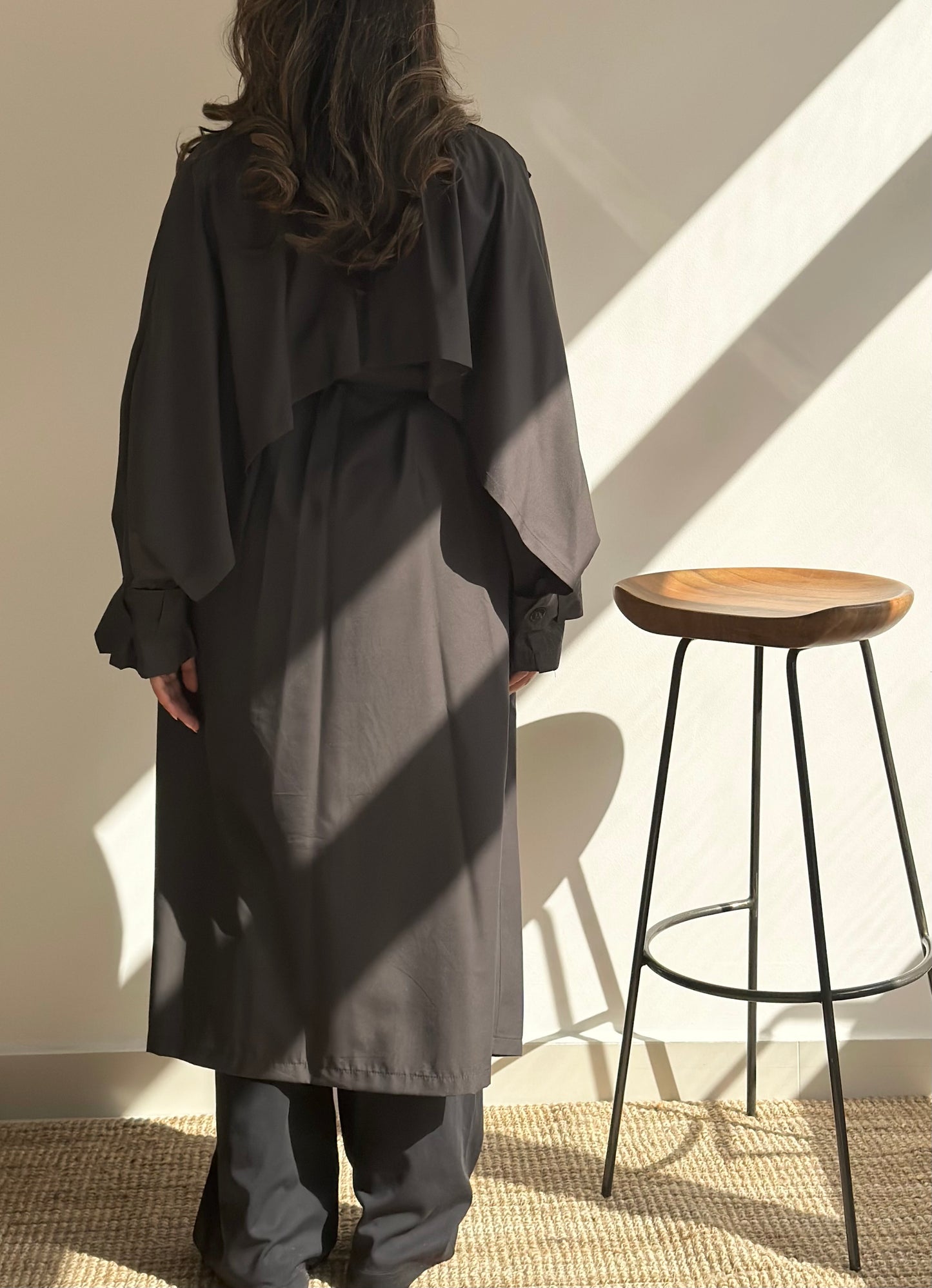 Greece Grey Trench | ترينش غريس رمادي