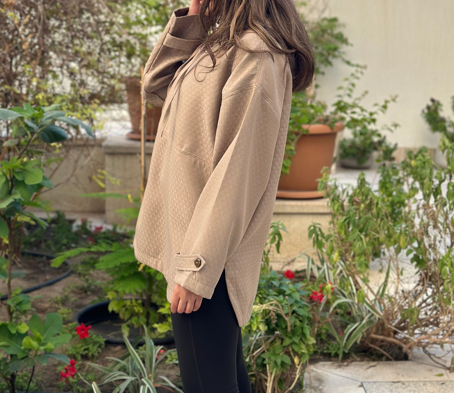 Sporty Biege Top توب بيج رياضي