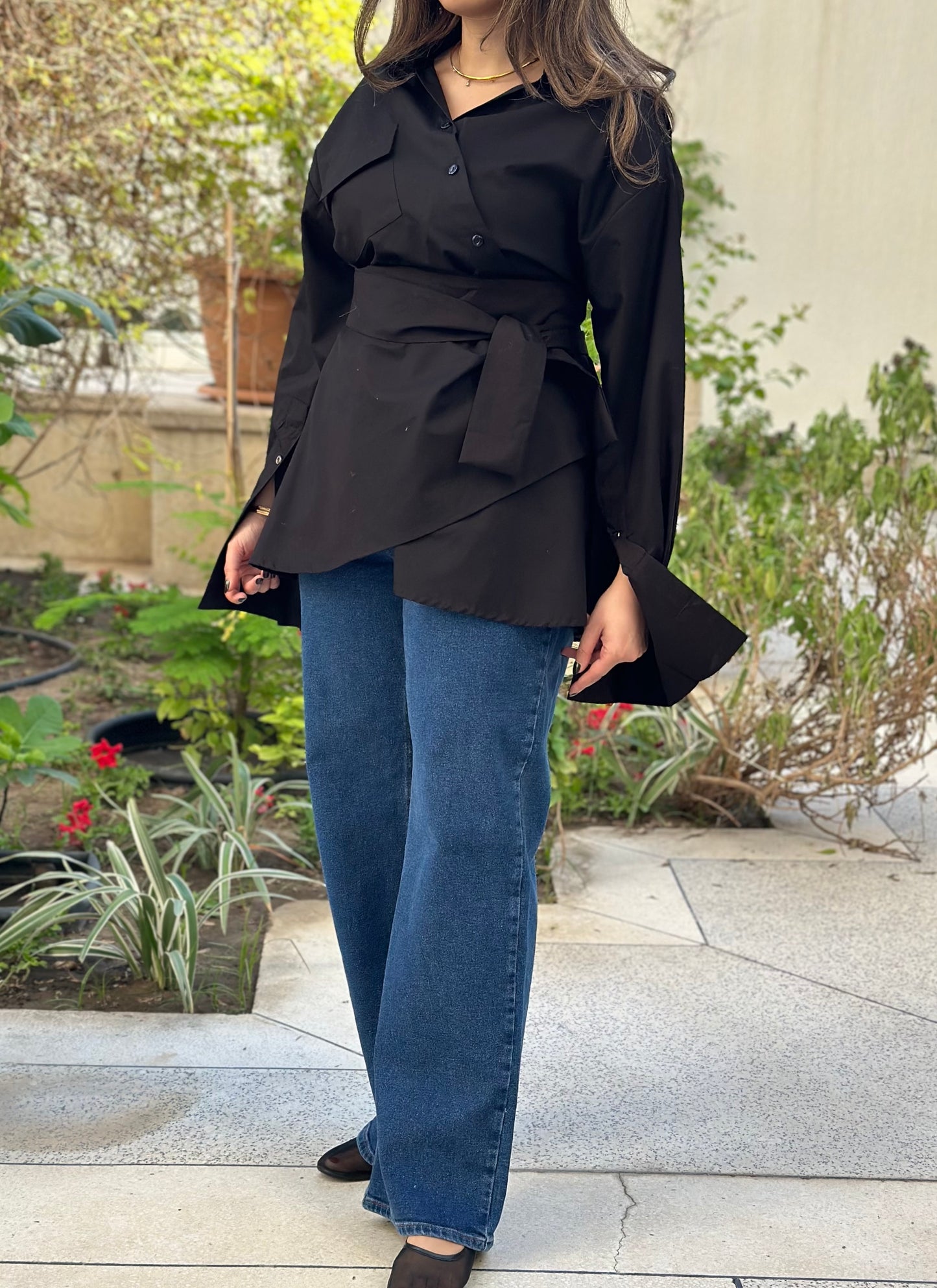 Cotton Black Set طقم قطن اسود