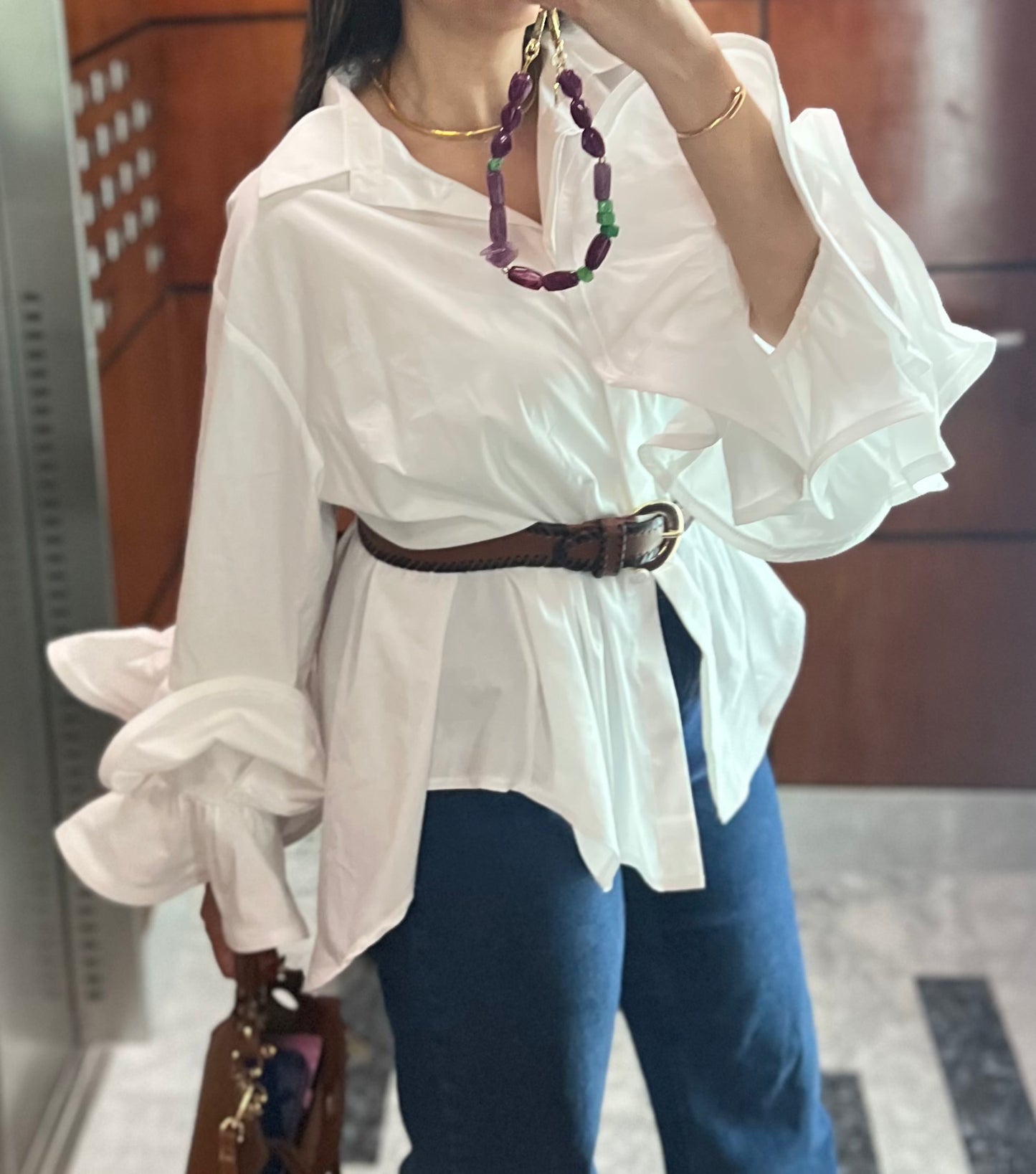 Ruffles Shirt | قميص رافلز