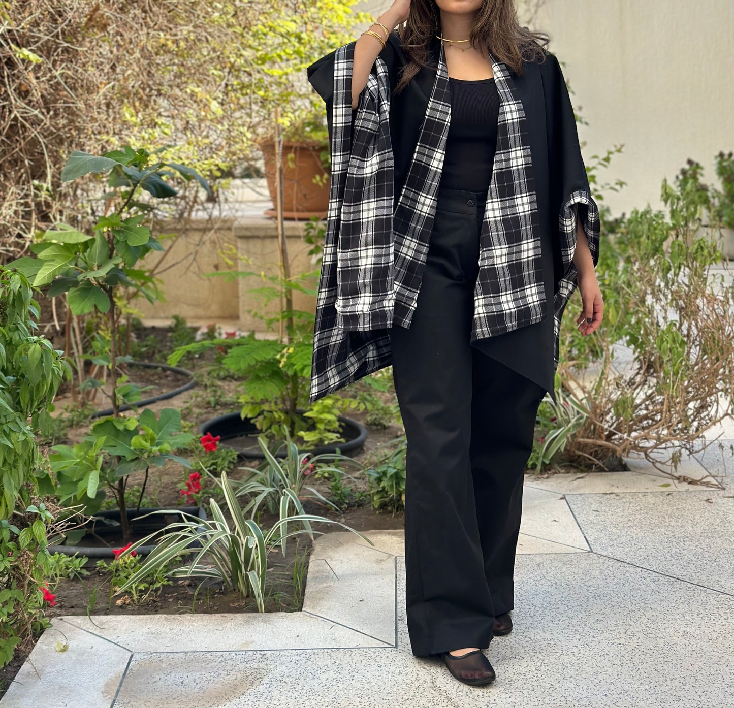 double-face Plaid Set                      طقم دبل فيس مبكر