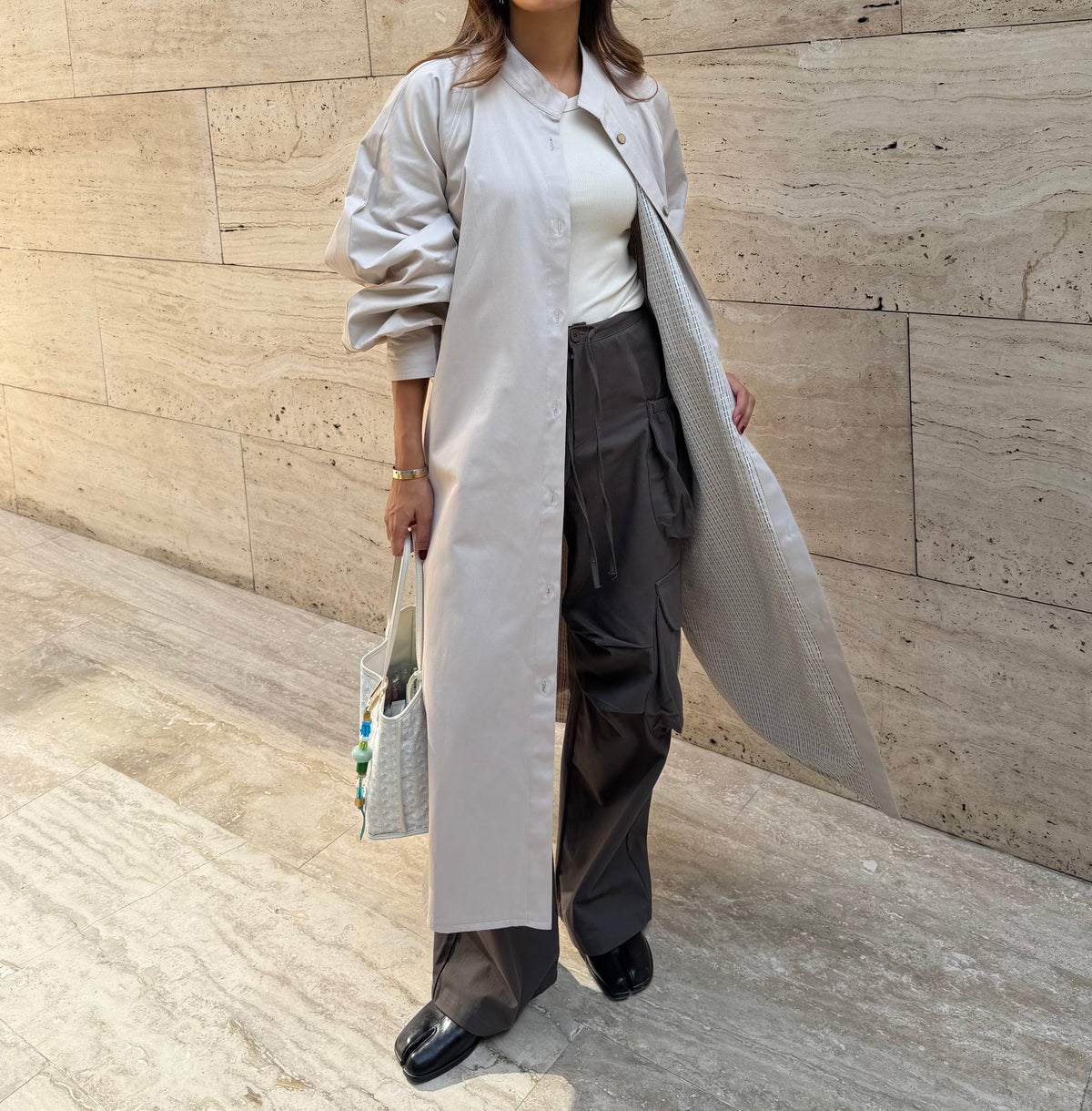 Cream Cloud Coat | كريم كلاود كوت