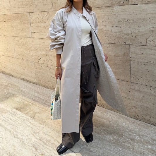 Cream Cloud Coat | كريم كلاود كوت