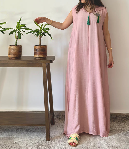 Pink Palma فستان النخلة الوردي