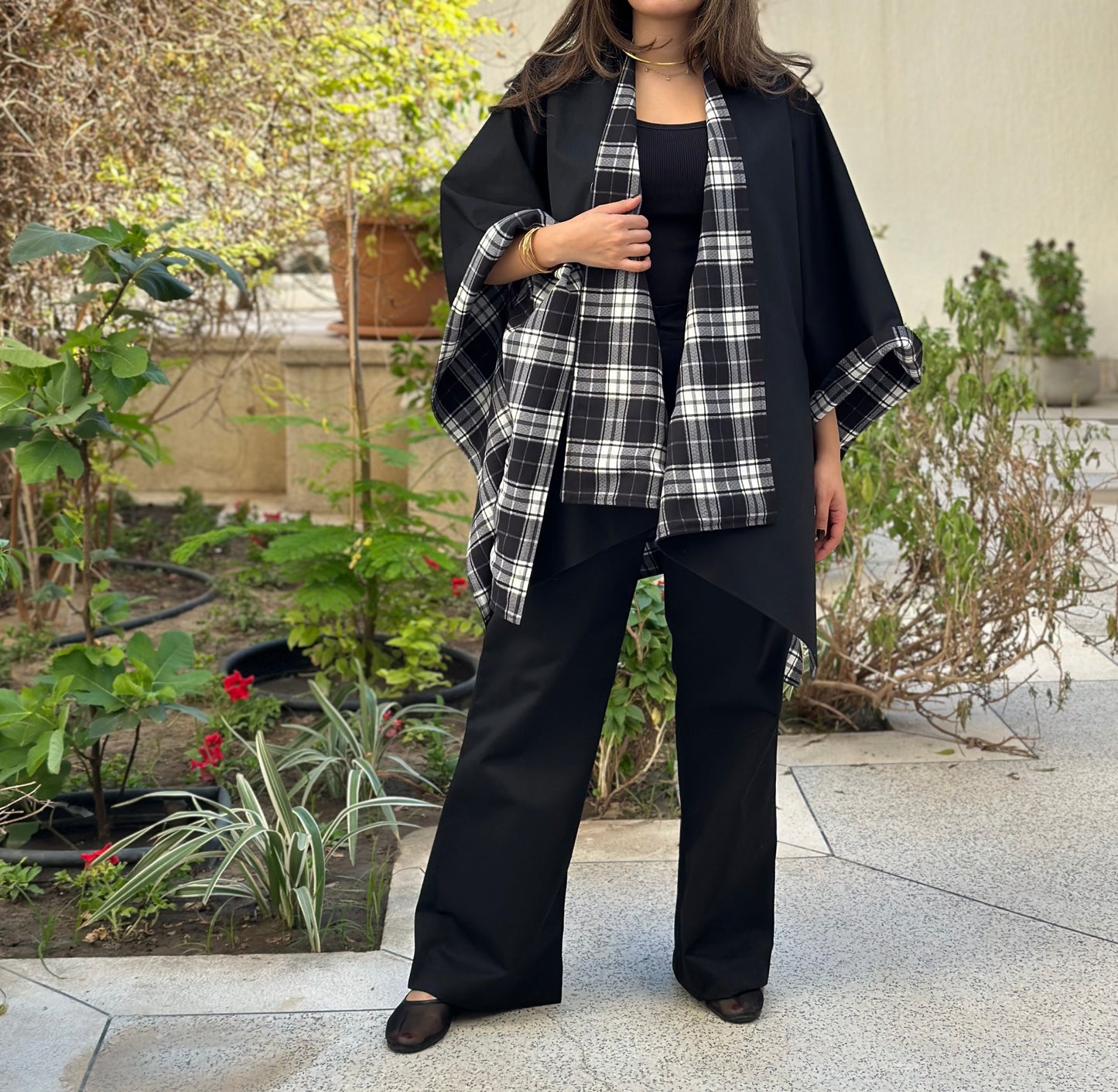 double-face Plaid Set                      طقم دبل فيس مبكر