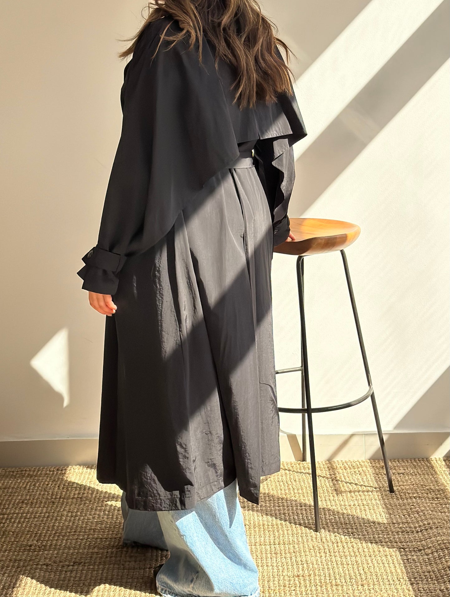 Black Summer Trench| ترينش صيفي اسود